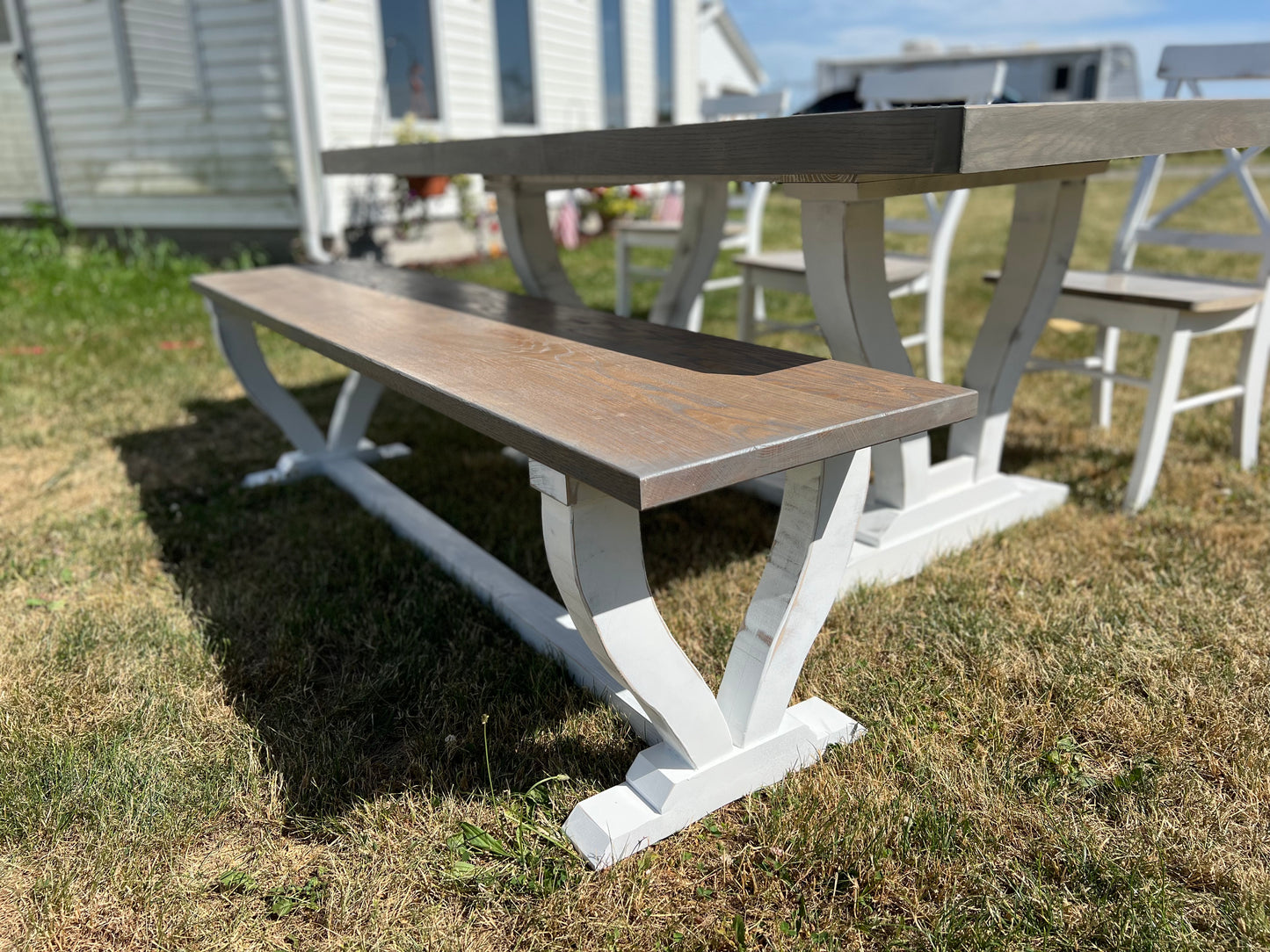 The Carmella Trestle Bench