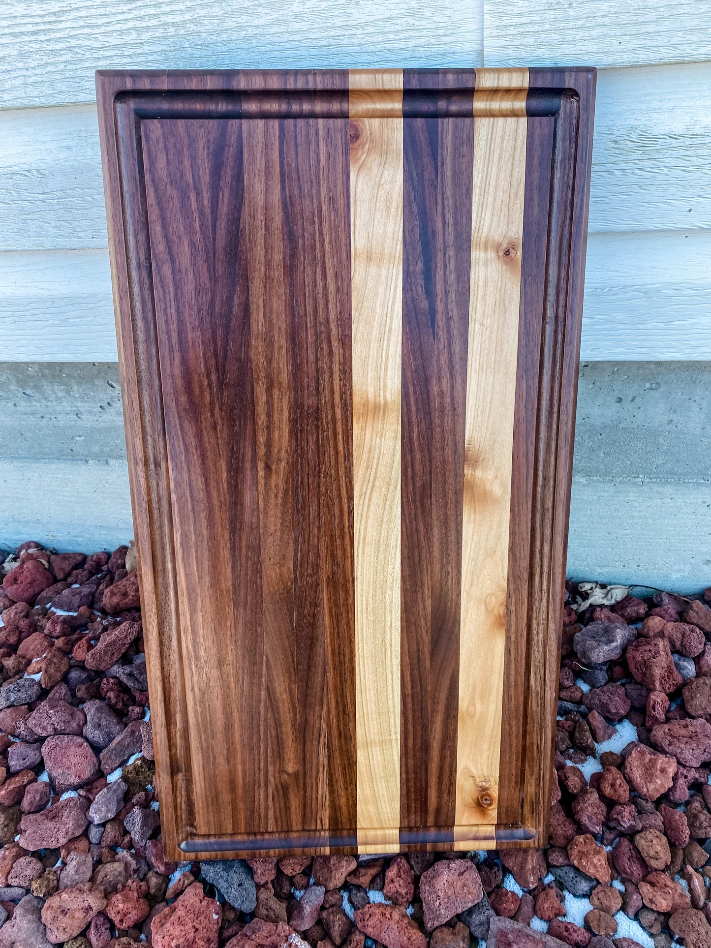 Offset Stripes Cutting Board