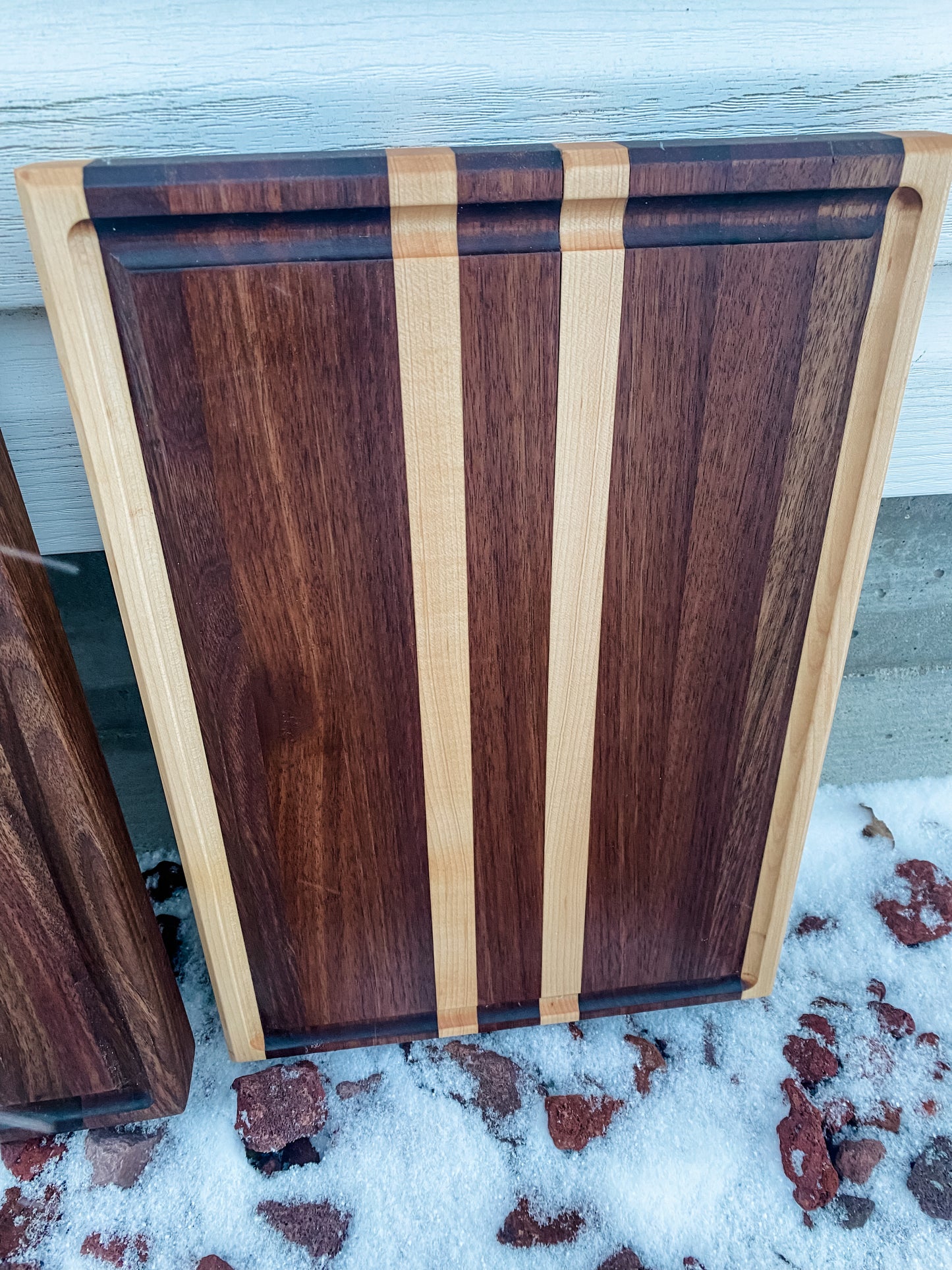 Racing Stripe Cutting Board