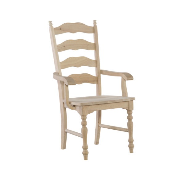 Maine Ladder Back Armed Dining Chair