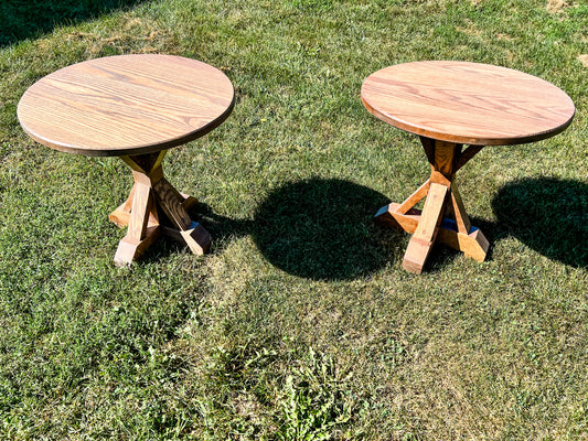 The Keck Round End Table